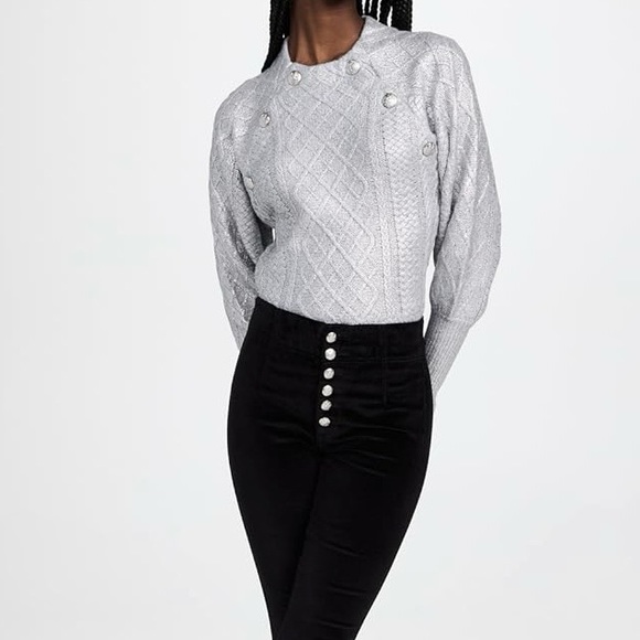 Veronica Beard silver Sweater NWT - Picture 4 of 15